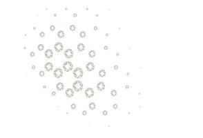 Light red vector background with bubbles.