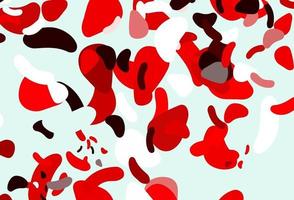 Light Red vector backdrop with abstract shapes.