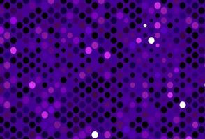 Dark Purple, Pink vector backdrop with dots.