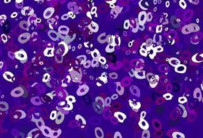 Light Purple vector texture with disks.