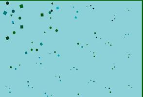 Light Blue, Green vector texture in poly style with circles, cubes.