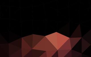 Dark Red vector blurry triangle template.