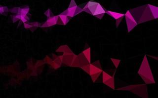 Dark Purple vector abstract mosaic backdrop.