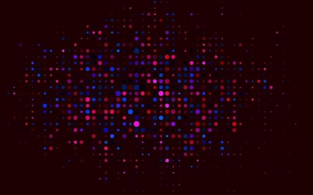 Dark Blue, Red vector texture with disks.