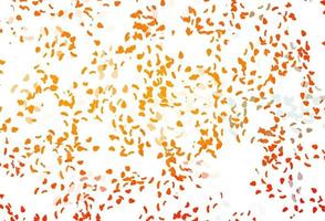 Light orange vector background with abstract forms.