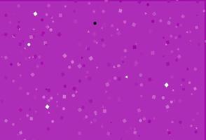 Light Purple vector background with triangles, circles, cubes.