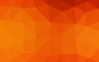 Light Orange vector shining triangular background.