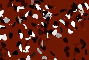 Light red vector template with memphis shapes.