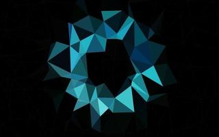 Light BLUE vector shining triangular pattern.