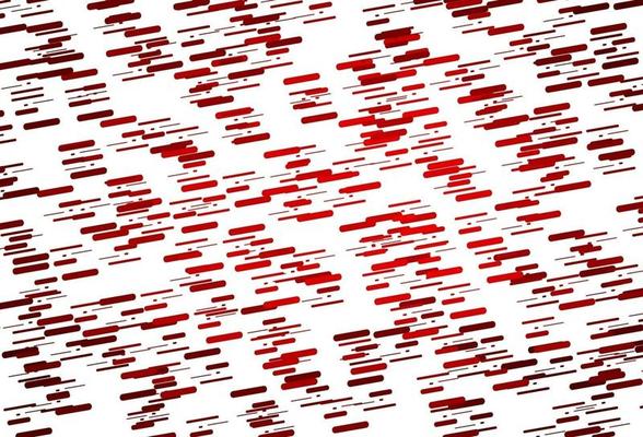 Light Red vector backdrop with long lines.
