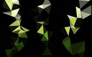 Dark Green vector abstract mosaic backdrop.