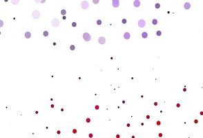 Light Purple vector cover with spots.