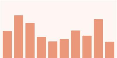 Bar graph vector design for business.