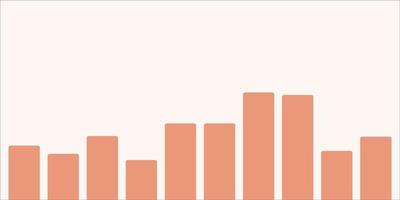 Bar graph vector design for business.