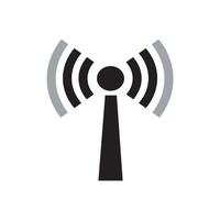 iconos de señal. señal de red o icono de Internet. iconos de tecnología inalámbrica. iconos wifi. intensidad de la señal wifi. ondas de señales de radio y rayos de luz, radar, wifi, antena y símbolos de señal de satélite vector