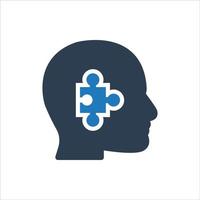 Psychology Icon, Solution Icon vector