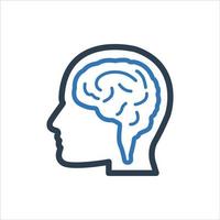 Brain icon, brainstorming icon, Mental Ability Comprehension Vector