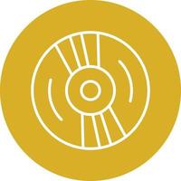 Compact Disk Icon Style vector