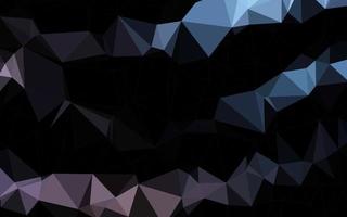 Dark Black vector polygon abstract layout.