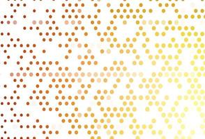 Light Yellow, Orange vector template with circles.