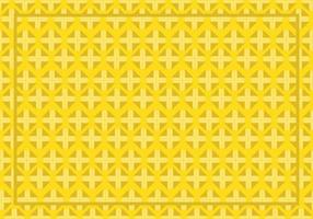 golden frame with ornament pattern with ribbon vector