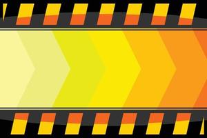 under construction background with warning stripes vector