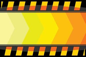 under construction background with warning stripes vector