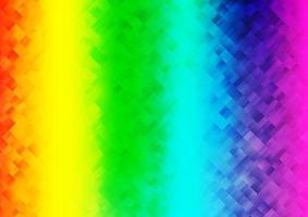 Light Multicolor, Rainbow vector texture in rectangular style.