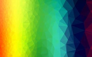 Light Multicolor, Rainbow vector shining triangular template.