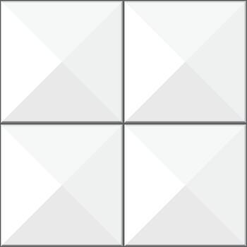 fondo horizontal blanco con mosaicos triangulares. patrón transparente de vector. fondo de textura cerámica. patrón de mosaico sin fisuras. pared de ladrillo cerámico en color blanco. Fondo de vector blanco abstracto.