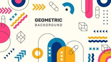 Flat abstract geometric background. - Vector. vector