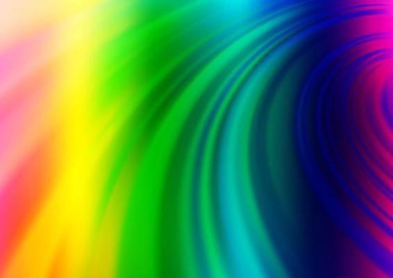 Light Multicolor, Rainbow vector blurred and colored template.