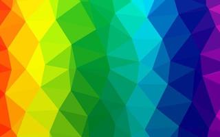 Light Multicolor, Rainbow vector abstract mosaic background.