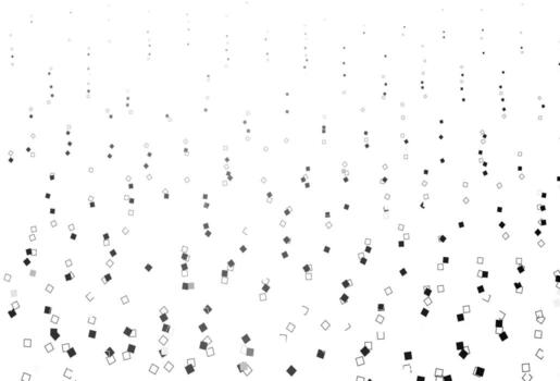 diseño de vector gris plateado claro con rectángulos, cuadrados.