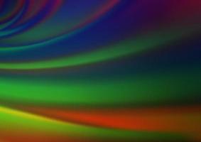 Dark Multicolor, Rainbow vector abstract blurred pattern.