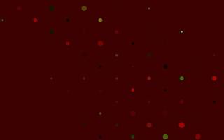 Light Green, Red vector template with circles.