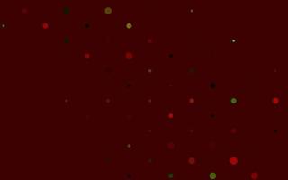 Light Green, Red vector template with circles.