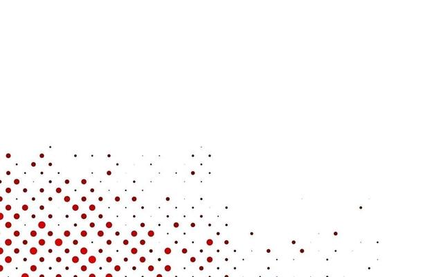 Light Red vector backdrop with dots.