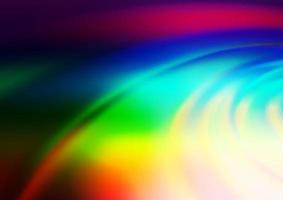 Light Multicolor, Rainbow vector blurred shine abstract background.