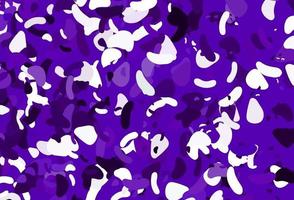Light Purple vector template with memphis shapes.