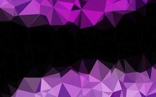 Light Purple vector triangle mosaic template.