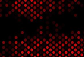 Dark Red vector pattern with spheres.