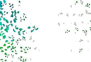 Light Blue, Green vector backdrop with abstract shapes.