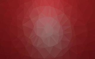 Light Red vector abstract polygonal layout.