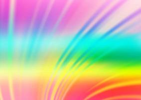 Light Multicolor, Rainbow vector blurred and colored template.