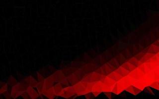 Light Red vector shining triangular template.