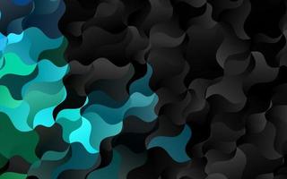 Light BLUE vector background with bent lines.