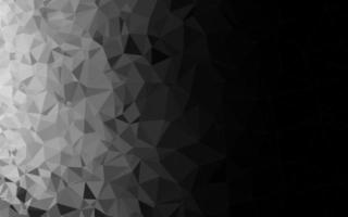 Light Silver, Gray vector shining triangular pattern.