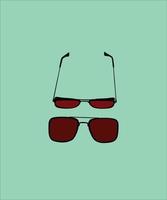 Sun glasses vector