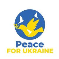 apoye el diseño de vectores de ucrania, paz para ucrania, ore por ucrania